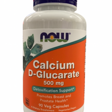 Load image into Gallery viewer, NOW Calcium D-Glucarate 500mg (90 Caps)