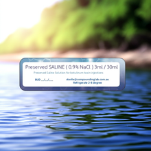 Load image into Gallery viewer, Bacteriostatic Water (Preserved Saline) for Injection 30ml