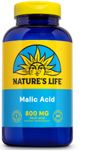 Load image into Gallery viewer, Nature&#39;s Life Malic Acid 250 Capsules