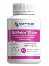 Load image into Gallery viewer, Spectrum Ceuticals Met5Folate Choline 90 Capsules