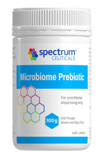 Spectrum Ceuticals Microbiome Prebiotic 100g Oral Powder