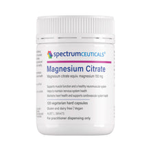 Load image into Gallery viewer, Spectrumceuticals Magnesium Citrate (120 caps)