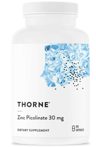 Thorne Zinc Picolinate 30mg 180 Capsules