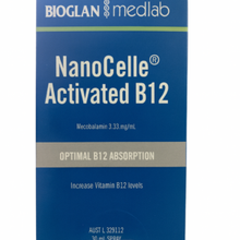 Load image into Gallery viewer, Bioglan Medlab NanoCelle Activated B12 (30mL Spray)