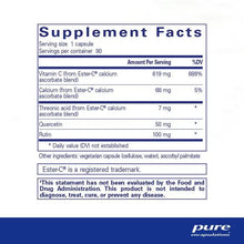 Load image into Gallery viewer, Pure Encapsulations Ester-C &amp; Flavonoids (90 caps)