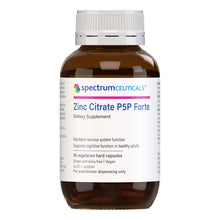 Load image into Gallery viewer, Spectrumceuticals Zinc Citrate P5P Forte (90 caps)